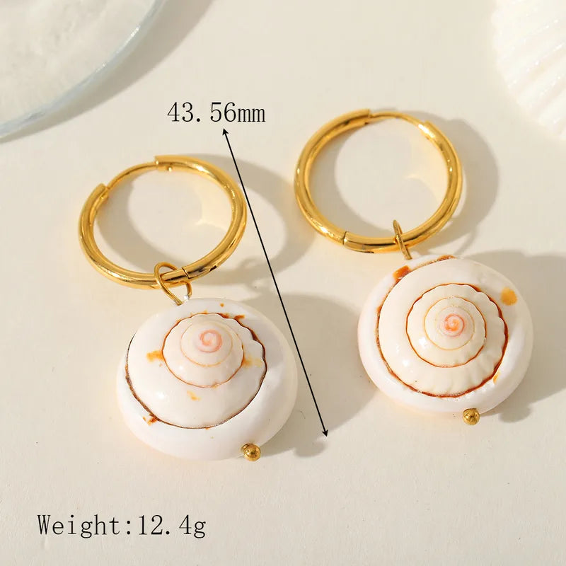 Ocean Spiral Hoops || DV103