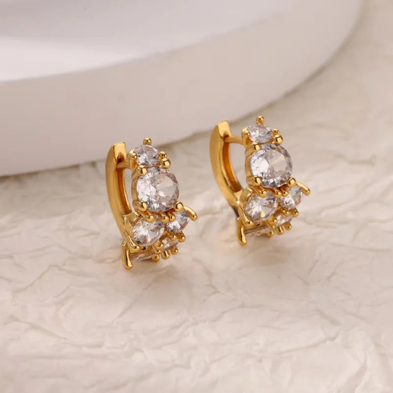 Aurora Diamond Hoops || DV98