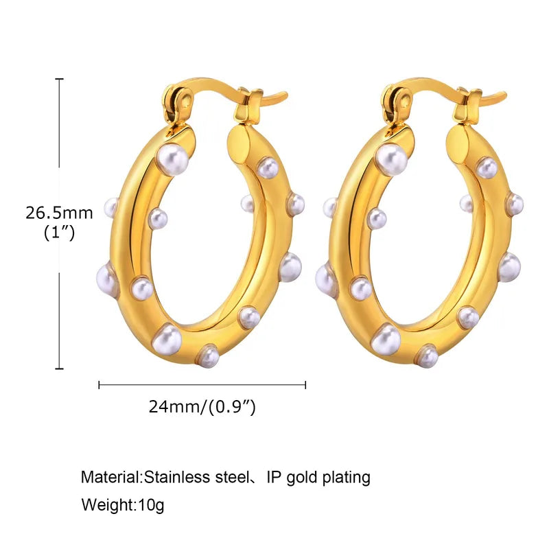 Celeste Orb Hoops || DV85