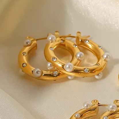 Celeste Orb Hoops || DV85