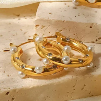 Celeste Orb Hoops || DV85