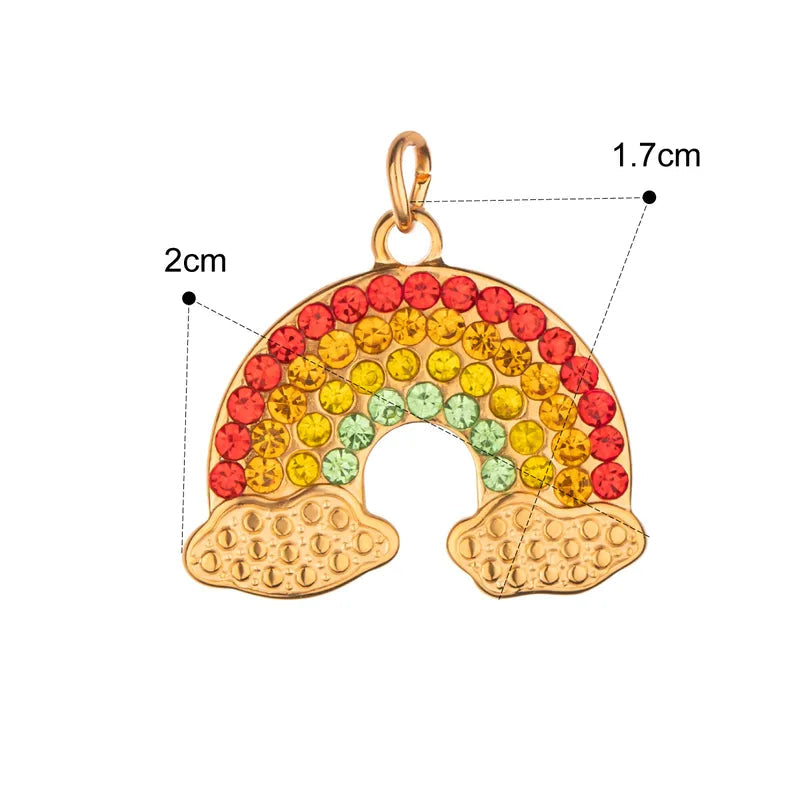 Sparkling Rainbow Charm || DV36