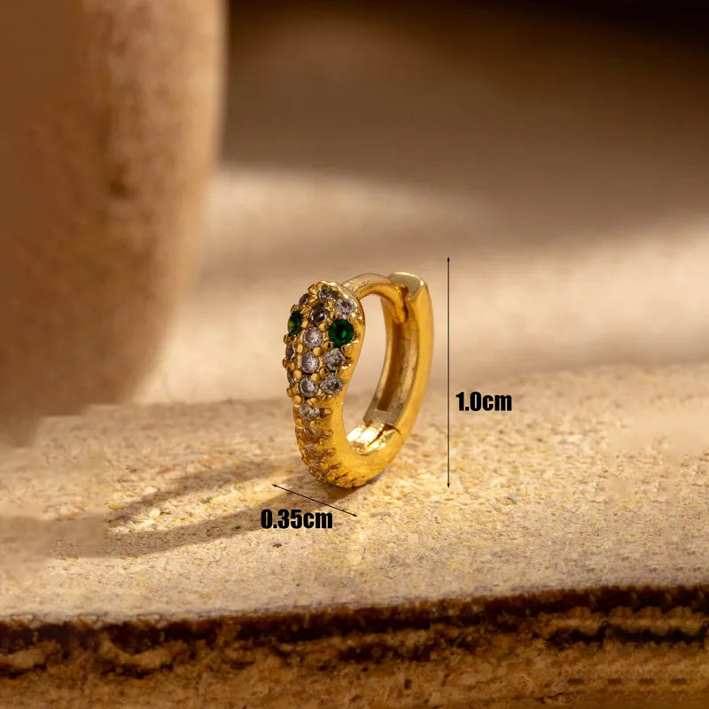 Serpendi Emerald Huggie || DV129
