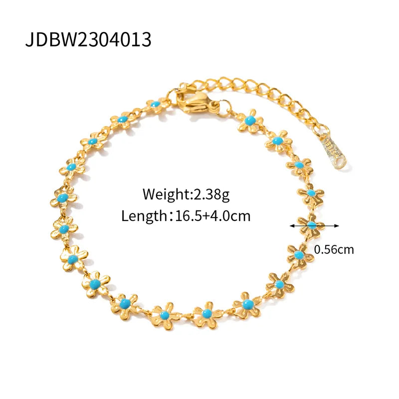 Daisy Charm Bracelet || DV29