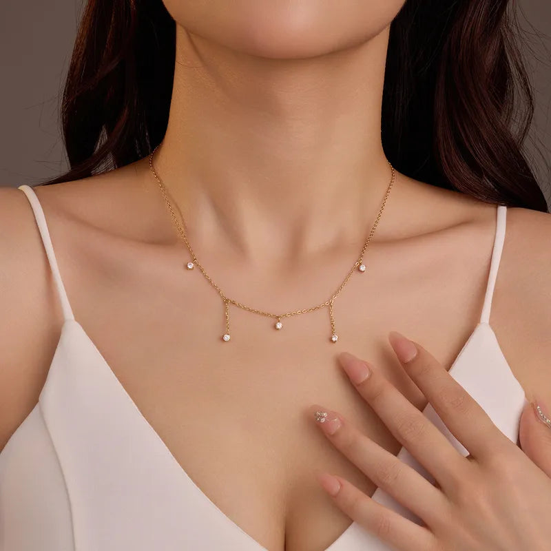 Glimmer Drop Necklace || DV427