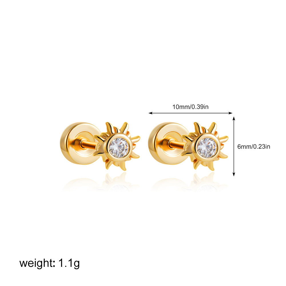 Soleil Stud Earrings || DV179