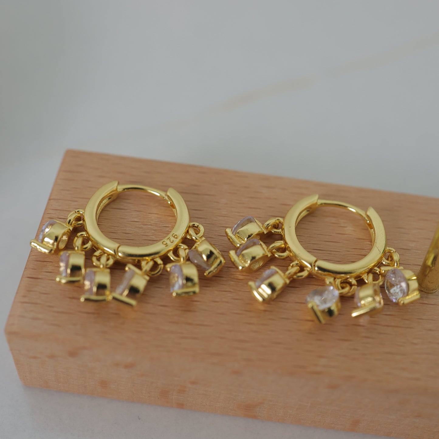 Valencia Prism Hoop Earrings || DV169