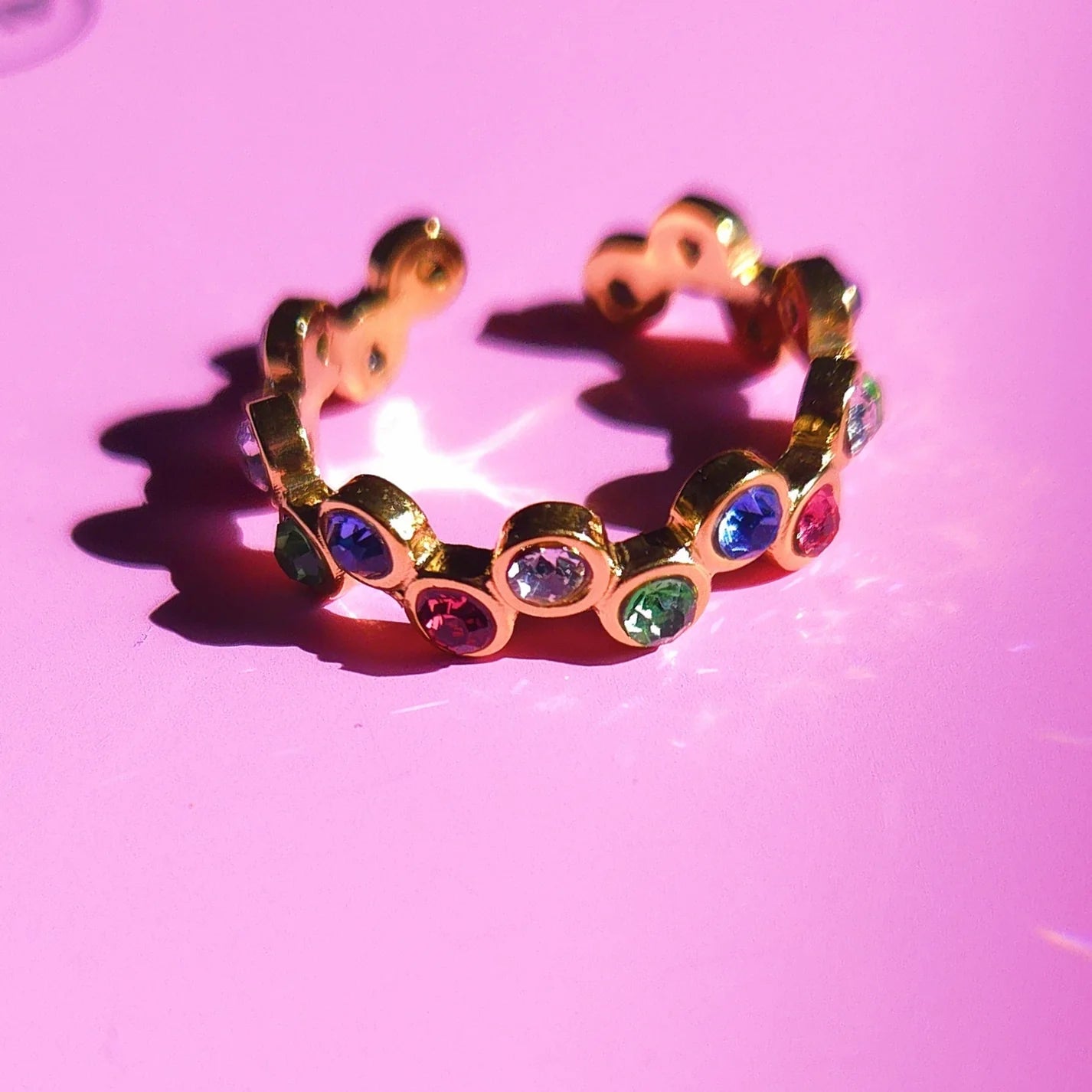 Multi-Stone Stacking Ring || DV48