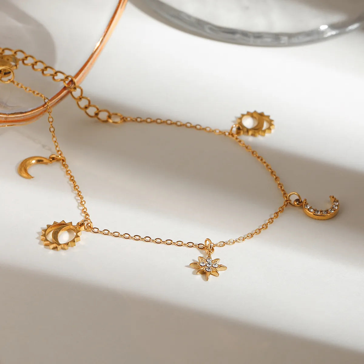 Celestial Glow Charm Bracelet || DV113