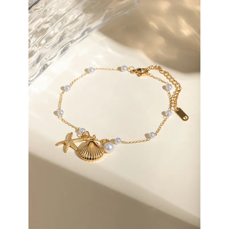 Isla Pearl Anklet || DV77