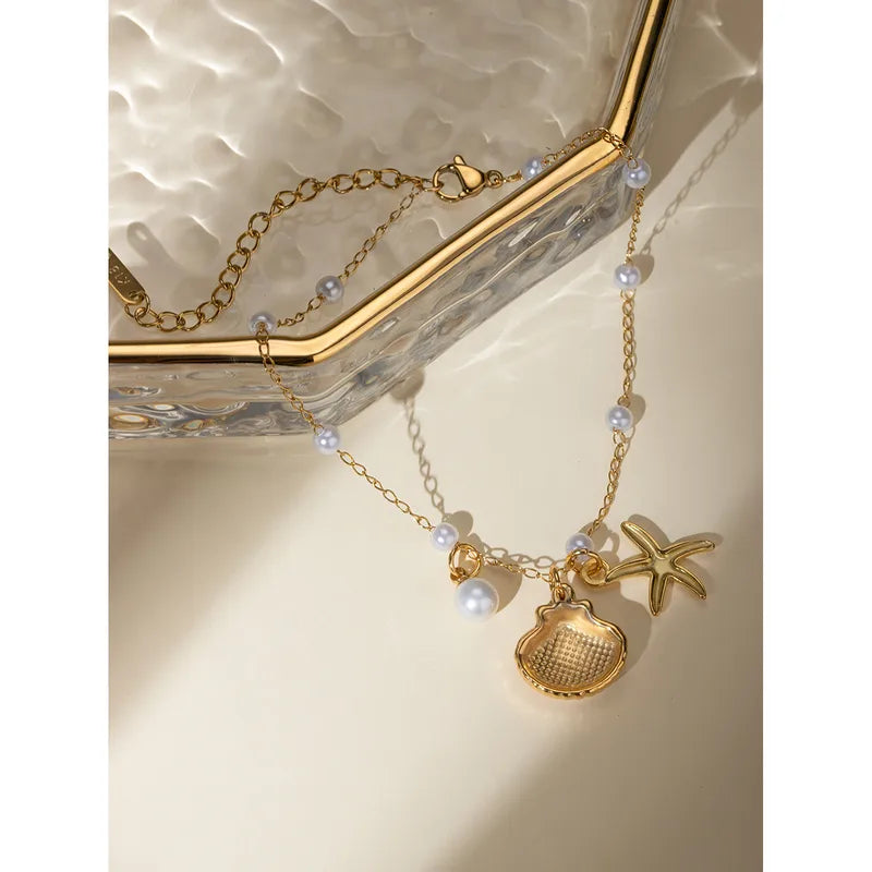 Isla Pearl Anklet || DV77