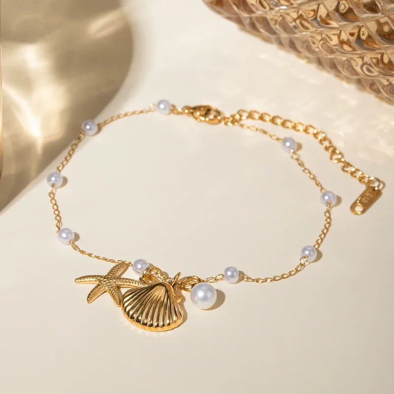 Isla Pearl Anklet || DV77