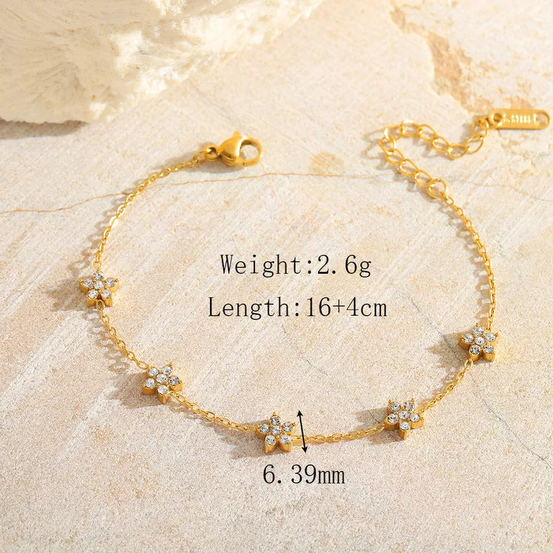 Aurora Bloom Diamond Bracelet || DV109