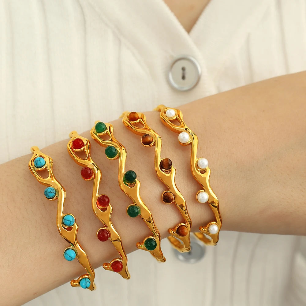 Golden Vine Cuff Bracelet || DV08