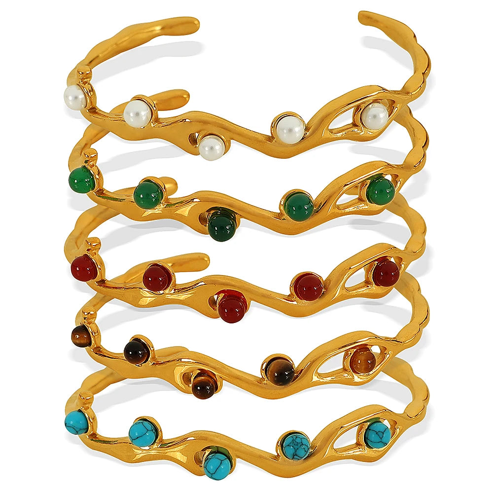 Golden Vine Cuff Bracelet || DV08