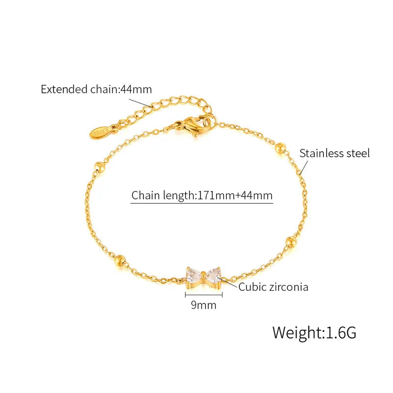 Flutter Grace Chain Bracelet || DV90