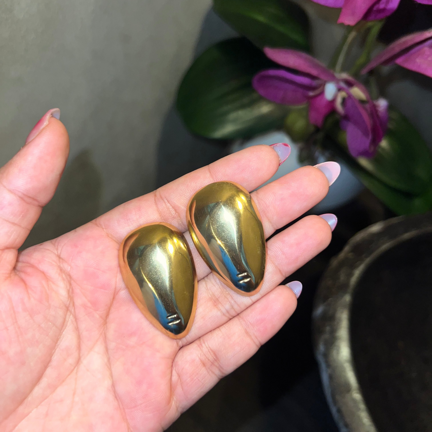 Dune Dome Earrings || DV84