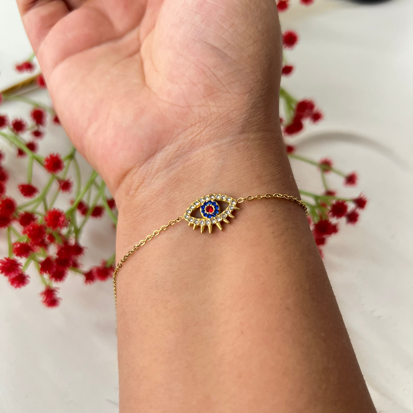Evil Eye Luxe Charm Bracelet || DV88