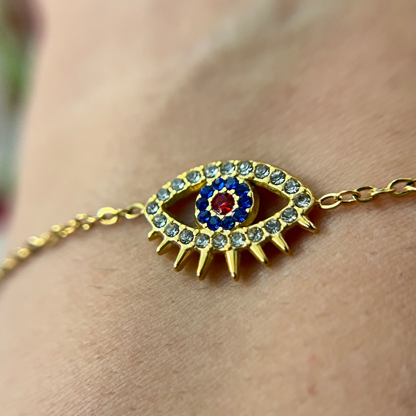 Evil Eye Luxe Charm Bracelet || DV88