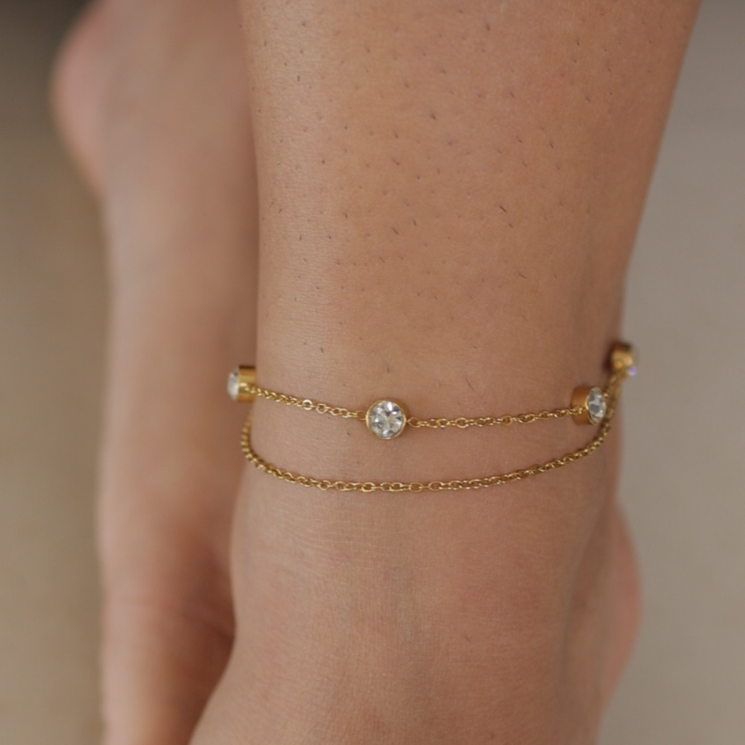 Twinkle Trails Anklet || DV63
