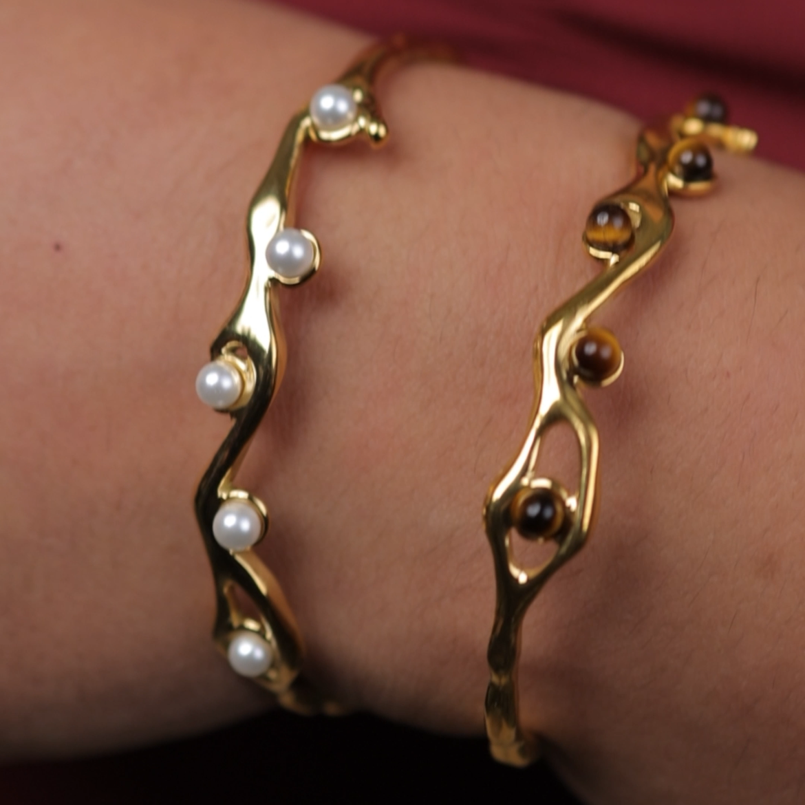 Golden Vine Cuff Bracelet || DV08