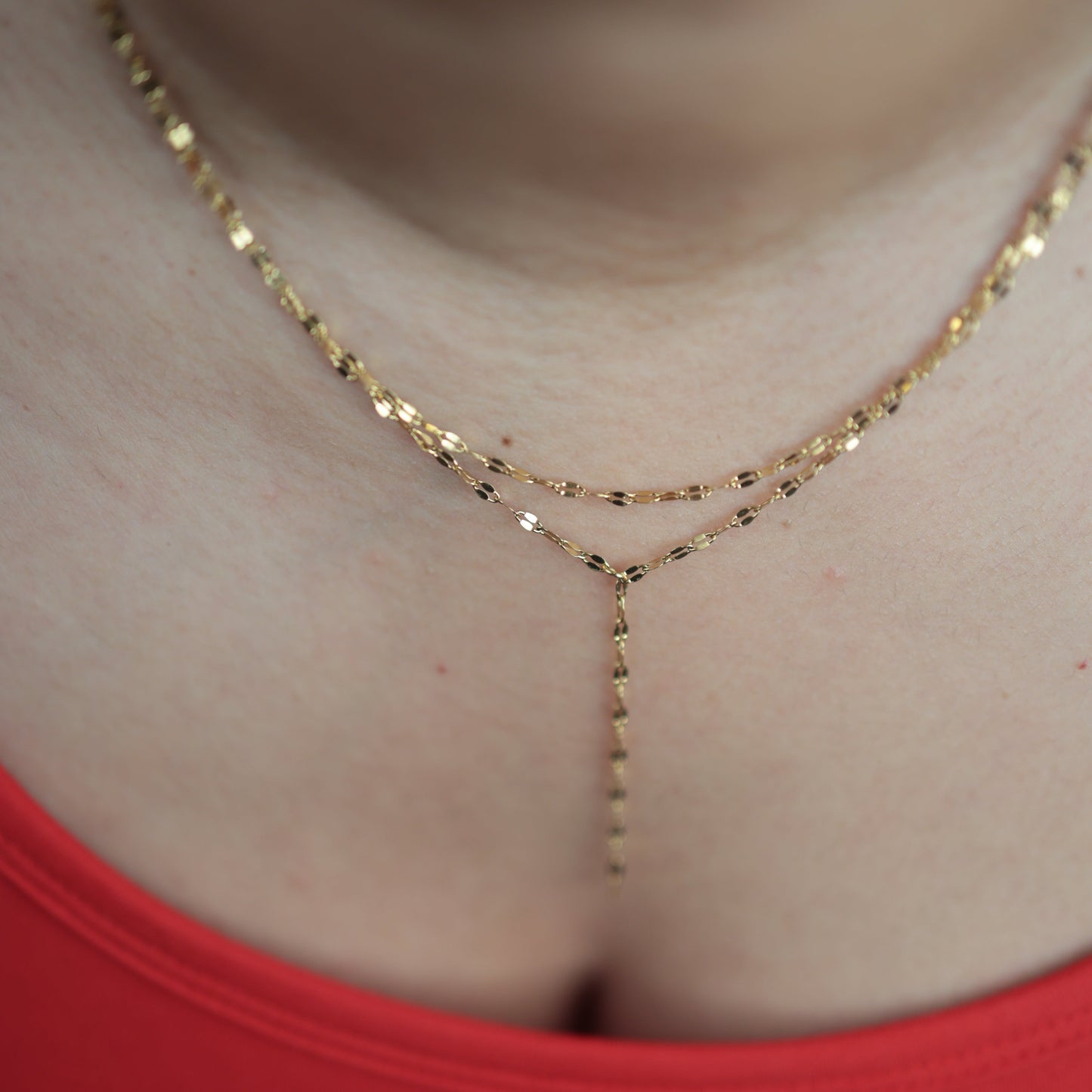 Liora Layered Drop Necklace || DV120