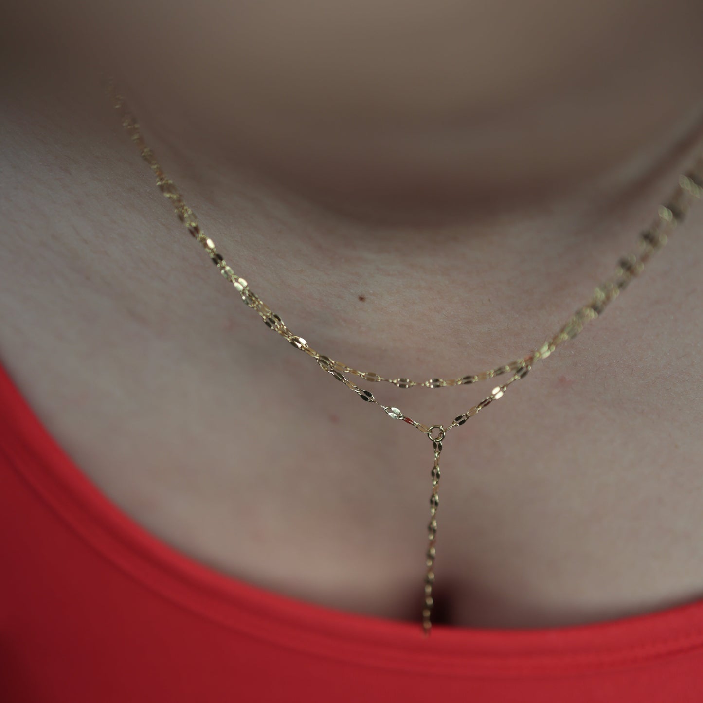 Liora Layered Drop Necklace || DV120