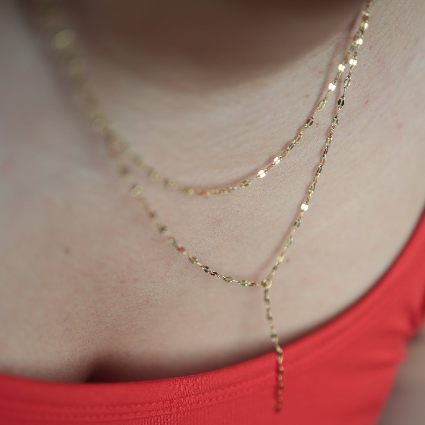 Liora Layered Drop Necklace || DV120