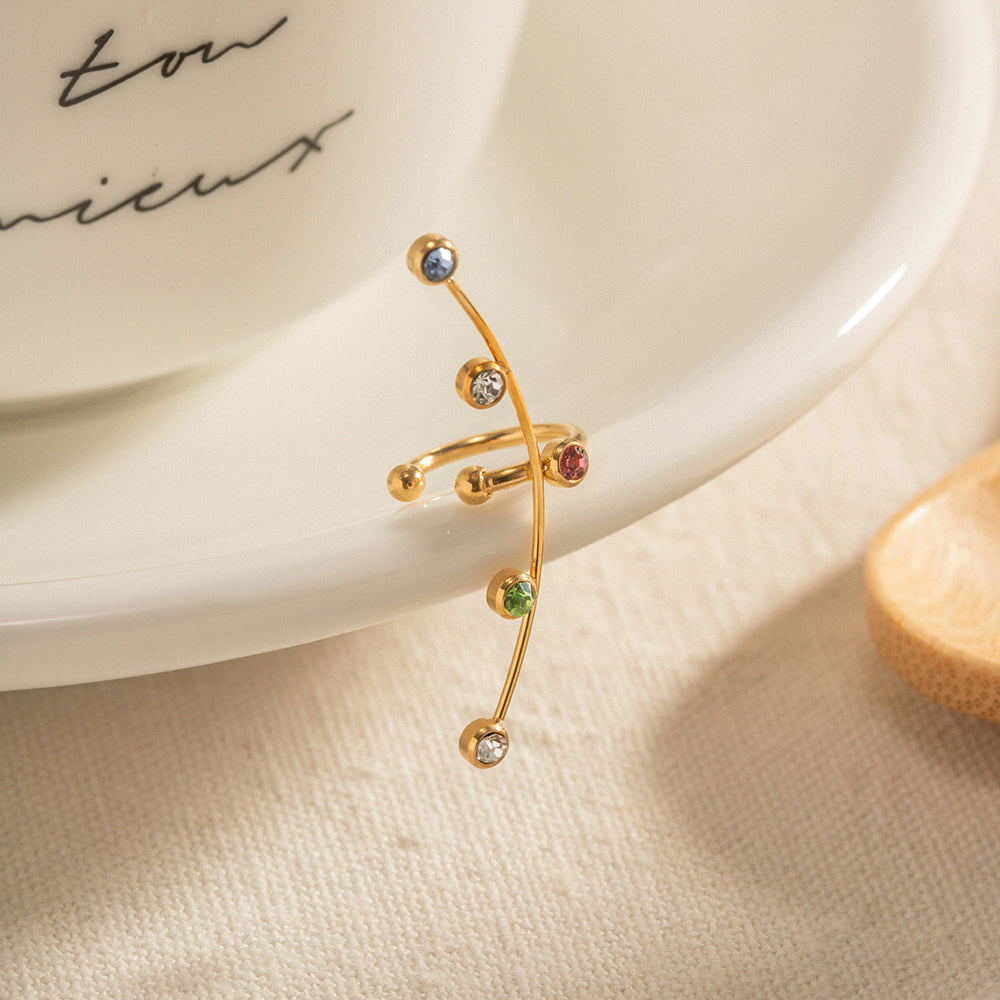 Pearl Arc Ear Cuff || DV41