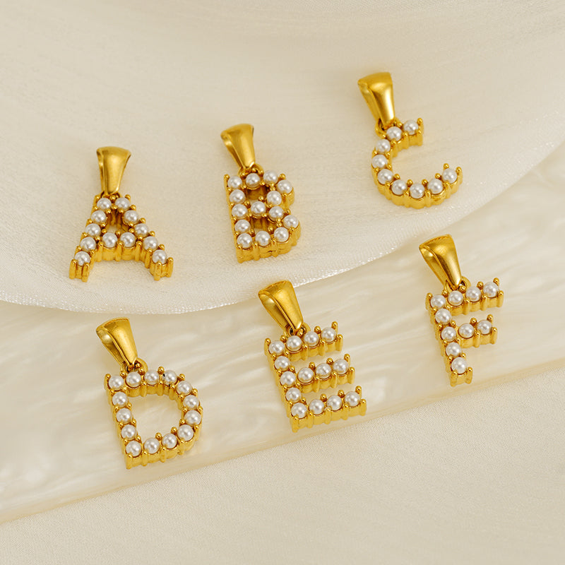 Pearl-Studded Alphabet || DV20