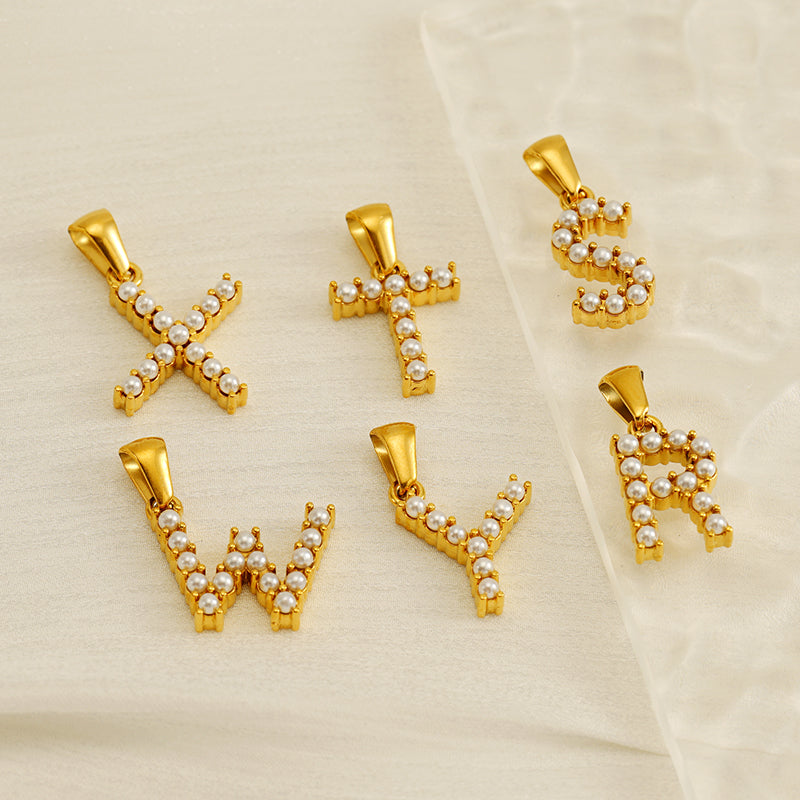 Pearl-Studded Alphabet || DV20