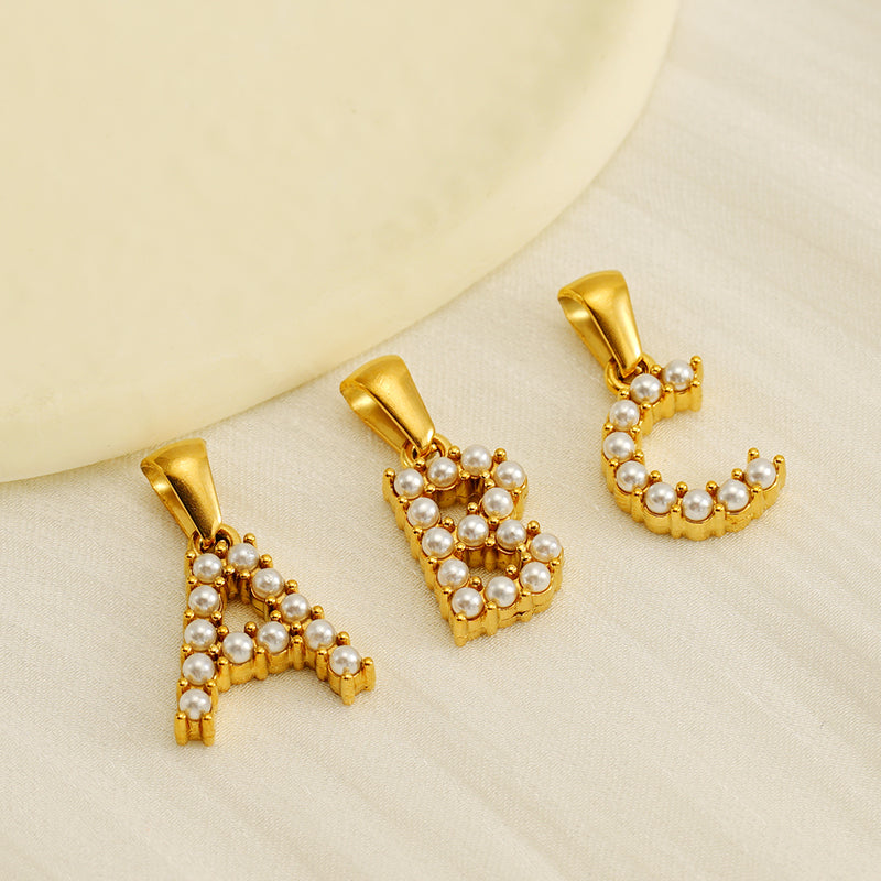 Pearl-Studded Alphabet || DV20
