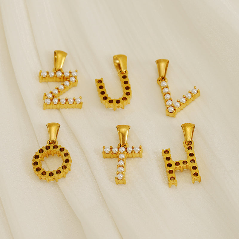 Pearl-Studded Alphabet || DV20