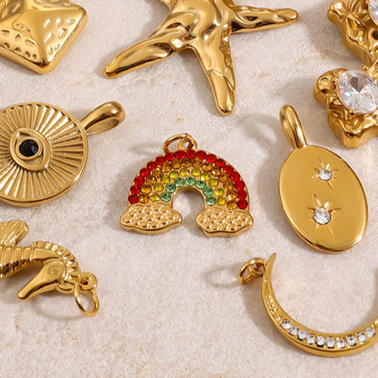 Sparkling Rainbow Charm || DV36