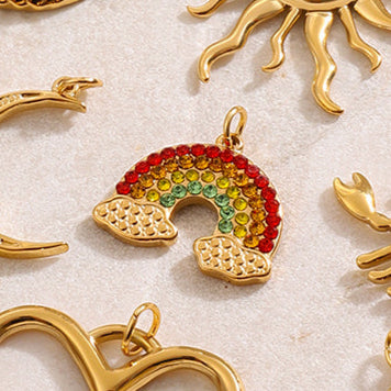 Sparkling Rainbow Charm || DV36