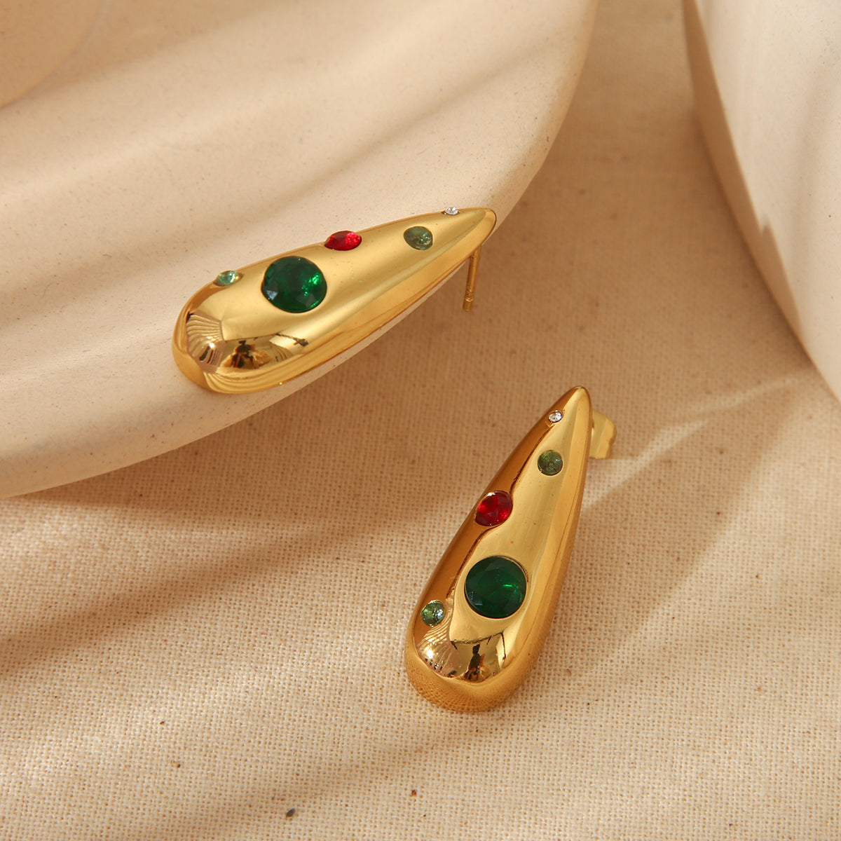 Luxe Drip Teardrop Earrings || DV25
