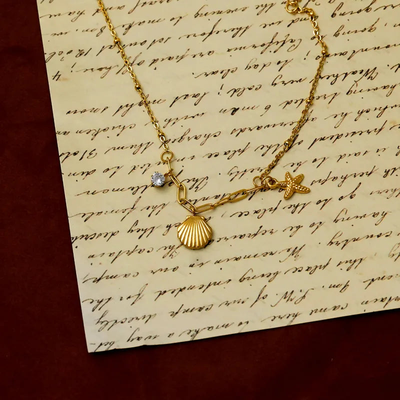 Ocean Charm Anklet || DV115