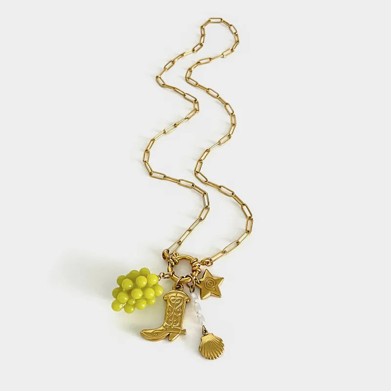 Golden Rodeo Necklace || DV102