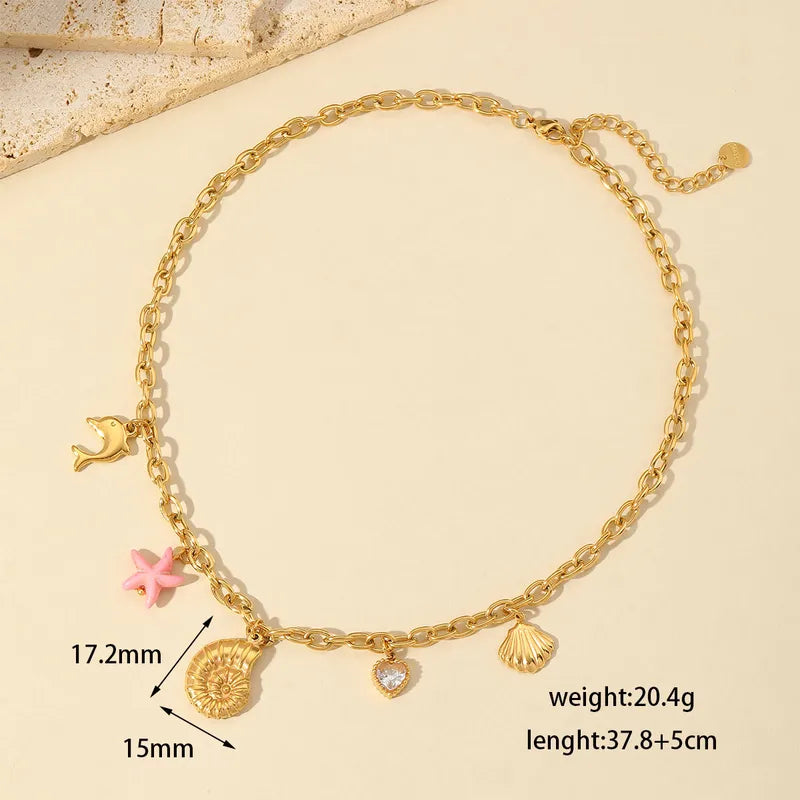 Sea You Soon Charm Necklace || DV94