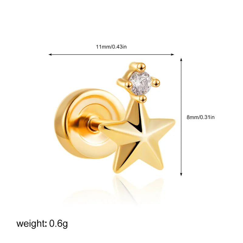 Nova Star Stud Earrings || DV180