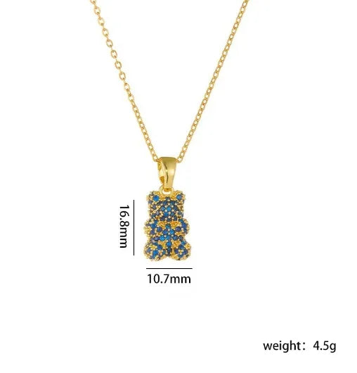 Glam Gummy Bear Necklace || DV92