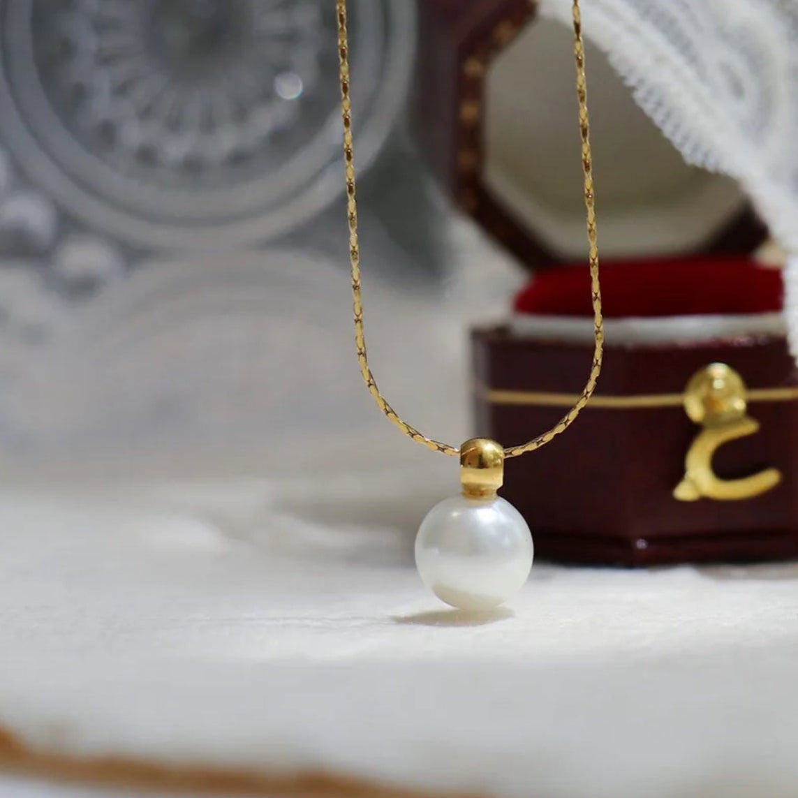 Solo Pearl Necklace || DV68