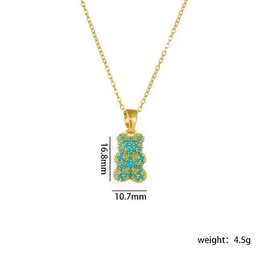 Glam Gummy Bear Necklace || DV92