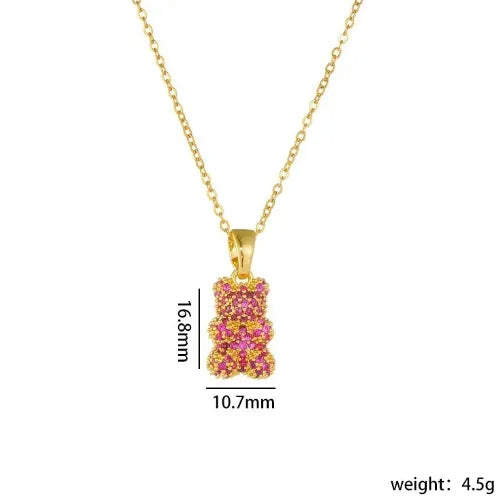 Glam Gummy Bear Necklace || DV92