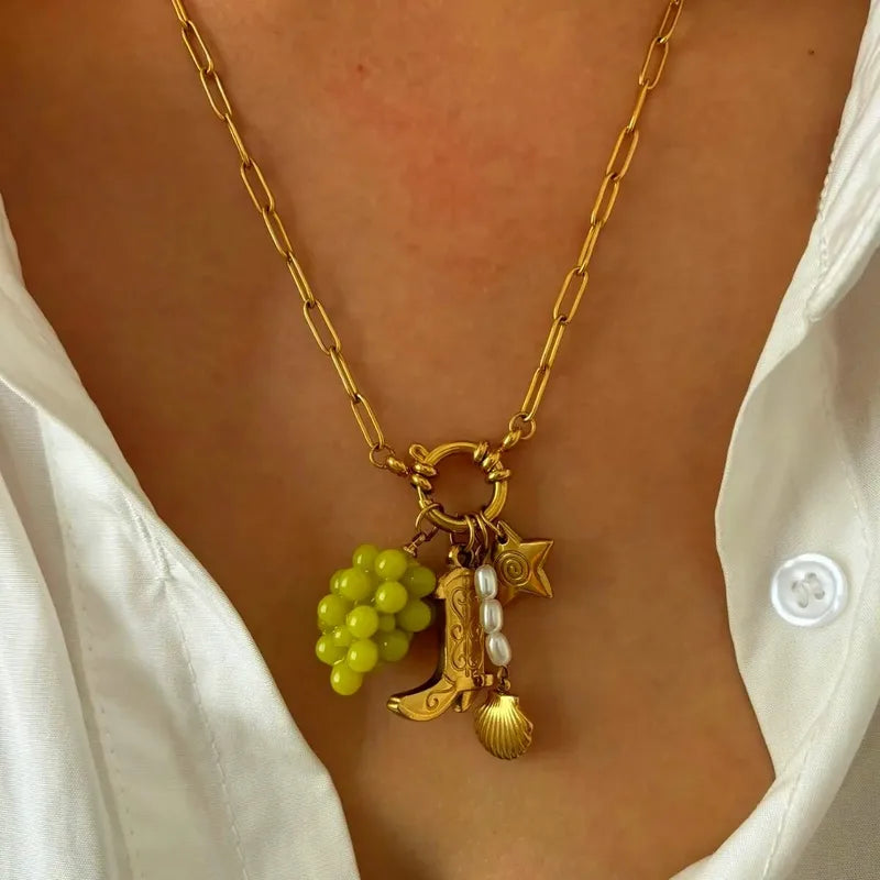 Golden Rodeo Necklace || DV102