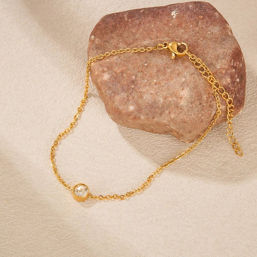 Eternal Solitaire Anklet || DV114