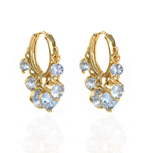 Valencia Prism Hoop Earrings || DV169