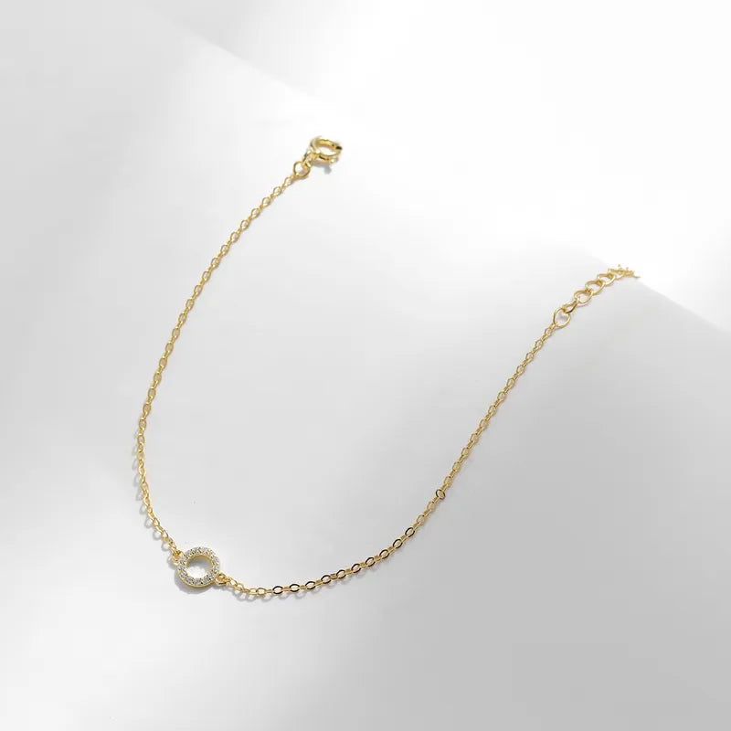 Stella Halo Circle Bracelet || DV420