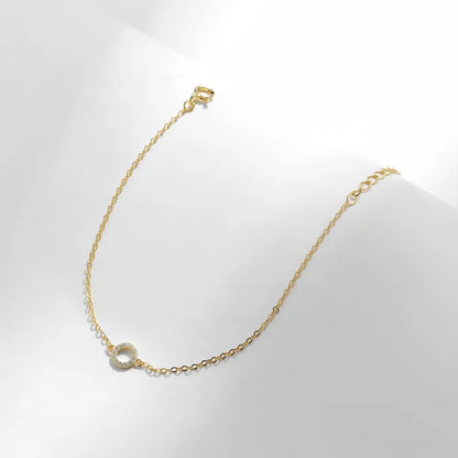 Stella Halo Circle Bracelet || DV420