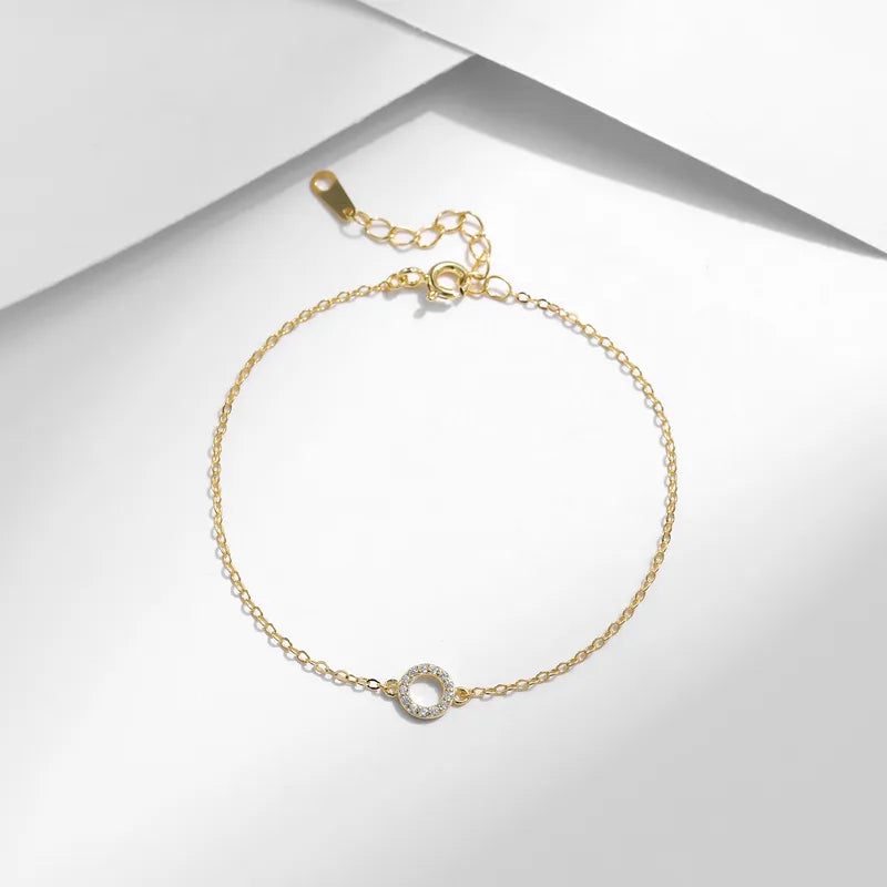 Stella Halo Circle Bracelet || DV420